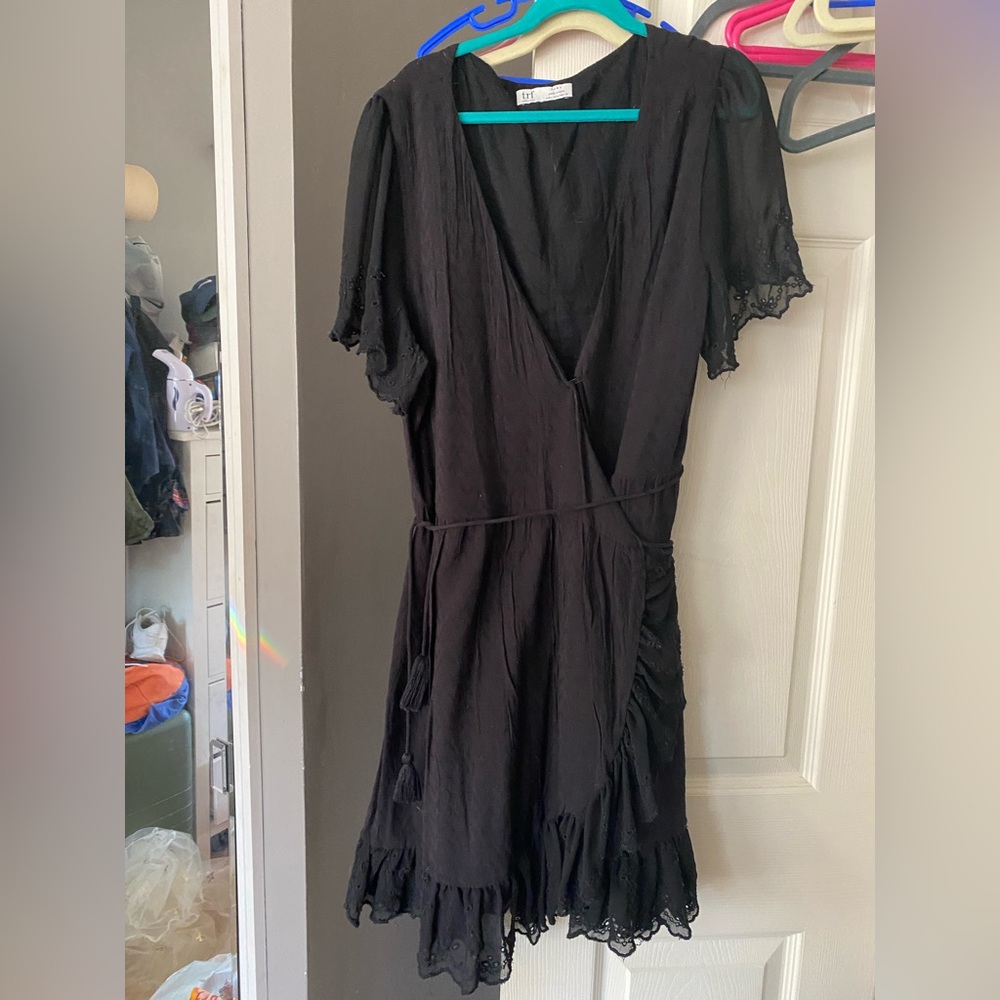Zara wrap mini dress